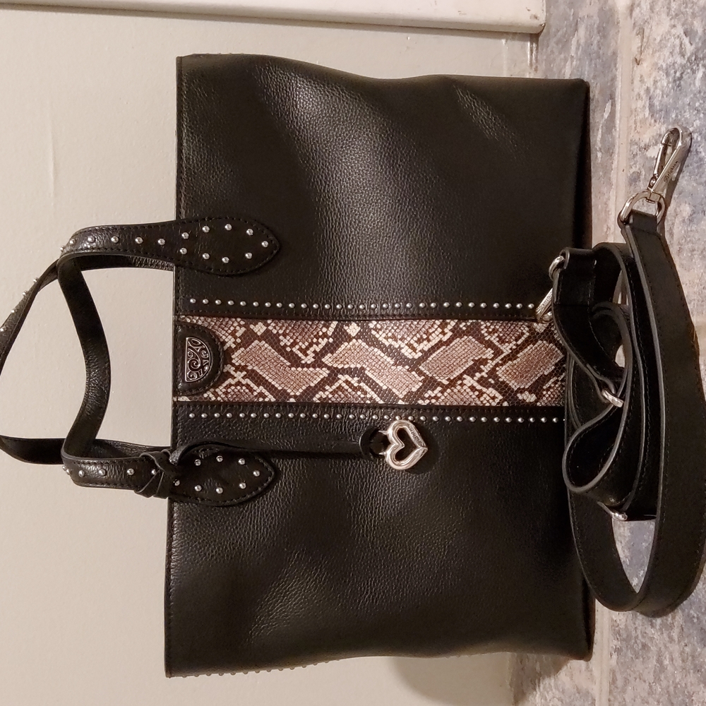 Handbag-black leather